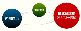 LLP(有限責任事業組合)の特徴